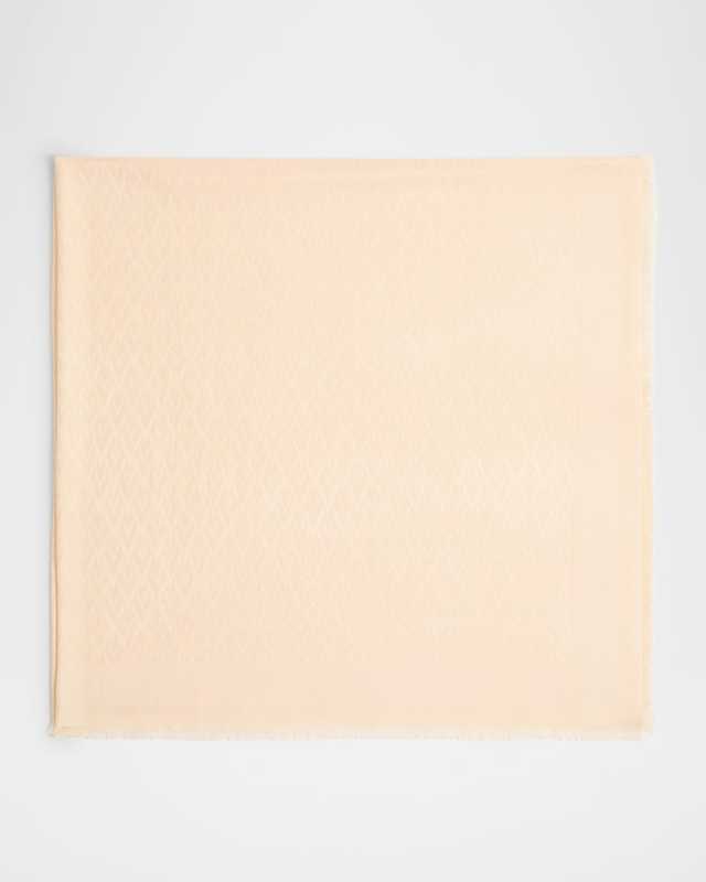 Toute La V Logo Jacquard Shawl